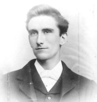 Oswald Chambers as a young man and Evangelist preacher