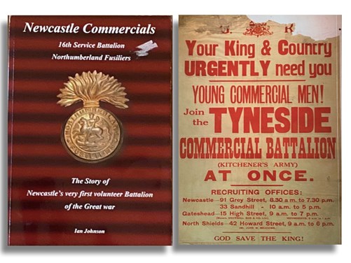 Cover and Reverse of Ian Johnson's Newcastle Commercials