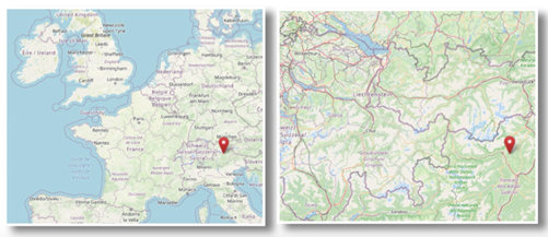 Location of the South Tyrol - part of the Austro-Hungarian County of Tyrol until 1918 It was annexed by Italy (cc OpenStreetMap)