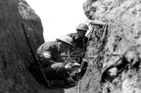 Royal Engineers at work