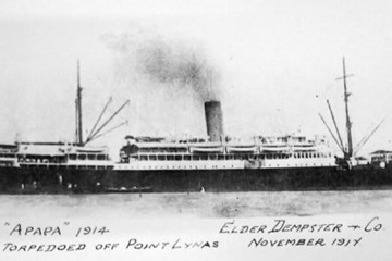 The Sinking of the RMS Apapa 28 November 1917
