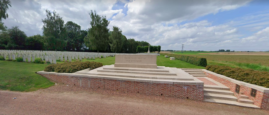 British Cemetery, Ficheux image capture June 2021 (c) Google Street View 2021