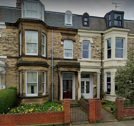 51 Linskill Terrace, North Shields where Hugh's father lived at the time of Hugh's death and likely to have been Hugh's home. Image Capture May 2018 (c) Google Street View 2021