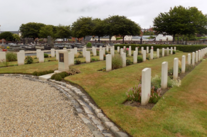 Janval Cemetery, Dieppe (c) CWGC 2021