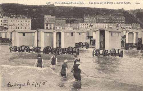 Boulogne as depicted in a 1915 postcard