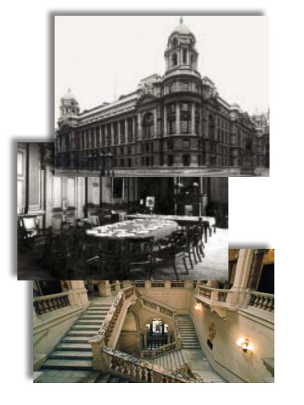 The Old War Office Building, Whitehall, London (1902, 1920 and present day images)