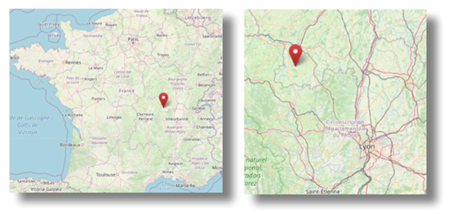 Location of Stacksteads, Lancashire in the north west of England (cc OpenStreetMap)