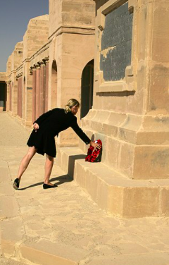 The Consulate-General held a small service of remembrance at the Basra Commonwealth War Memorial out in the southern Iraq desert, 11 November 2009. Foreign and Commonwealth Office