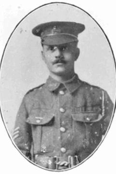 18 December 1915 : Sergeant Horace Coe