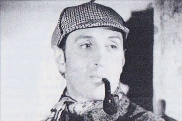 Lieutenant Philip St John Basil Rathbone aka Sherlock Holmes