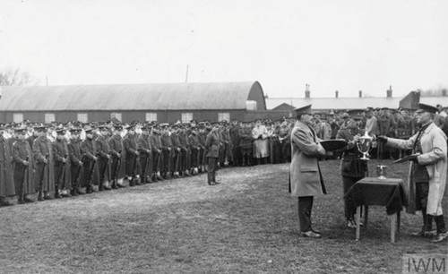 Men of the 2nd Battalion, Royal Munster Fusiliers in Aldershot just prior to the outbreak of the First World War, 1914.