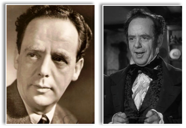 Mervyn Johns, shown here on the right as Bob Crachit in 'A Christmas Carol' (1951)