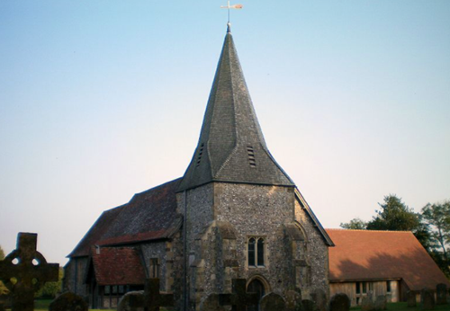Barcombe Anglican parish church, Barcombe, East Sussex, England.  Charlesdrakew (cc Public Domain)