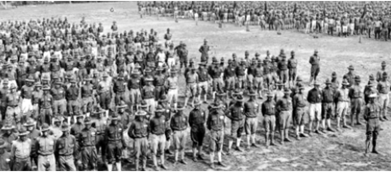 Camp Zachy Taylor, KY Mobilizing for War, April-November 1917. From The WW1 Era, US Army Center of Military History (c) 2021