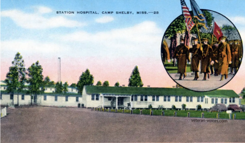 Station Hospital, Camp Shelby from Veteran Voices Military Research (c) 2021