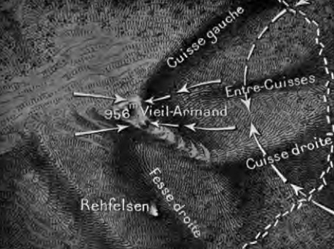 German counter-attack, 22 December 1915 (cc) Battle of Hartmannswillerkopf, Wikipedia (Public Domain)