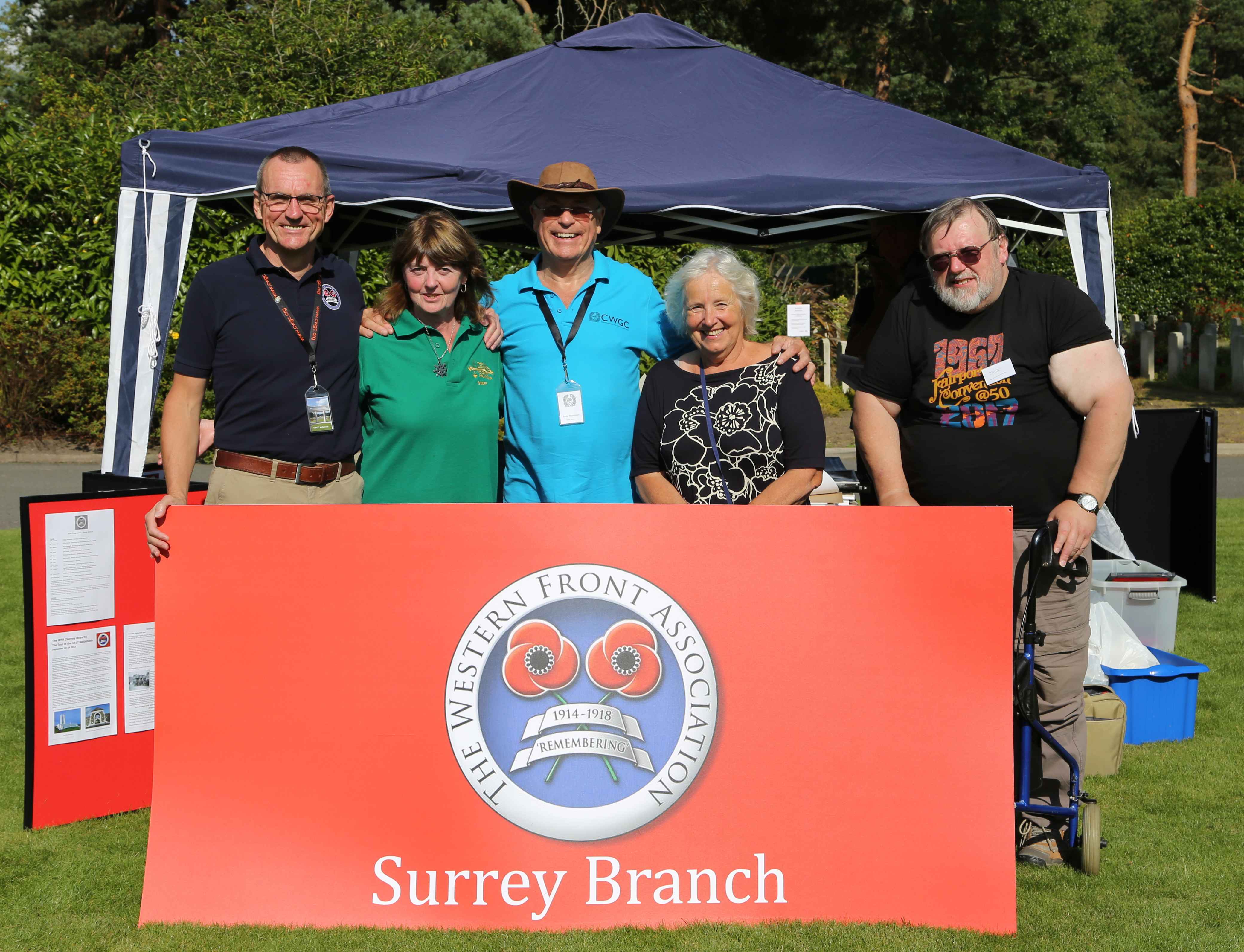 The Surrey Branch stand