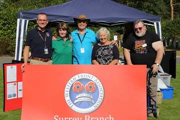 Surrey Branch at the CWGC Open Day at Brookwood Cemetery