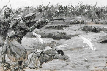 "The Battle of Nonne Bosschen,  11th November 1914" by Vern Littley