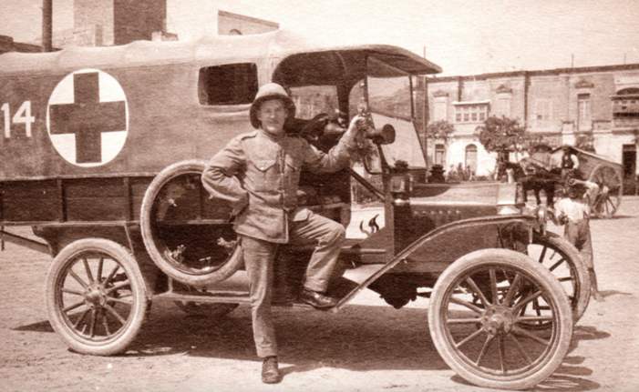 4 Light Field Ambulance Malta 1915 – 1917. On 26 May 1915 (Courtesy J. Bird) From MILITARY HOSPITALS MALTA 1914 — 1918