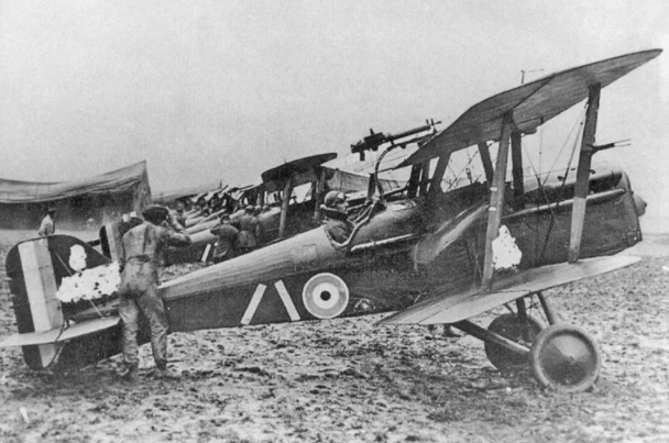 S.E.5a aircraft of No. 32 Squadron RAF. Public Domain