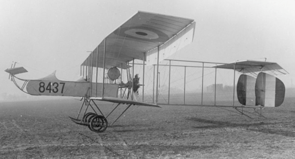 Royal Flying Corps or Royal Air Force Short S.38 in 1917-1918 period.