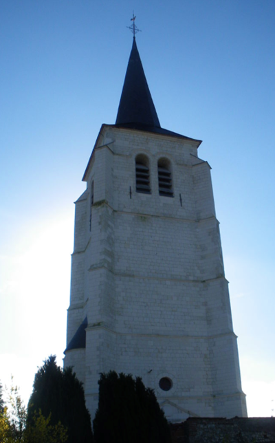 Vue de l'église Saint-Barthélémy d'Humbercamps. Photograph by Floflo62 CC BY-SA 3.0