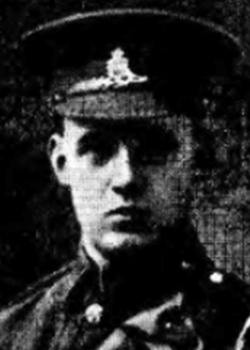 28 January 1918: Bombadier Sidney Wagstaff