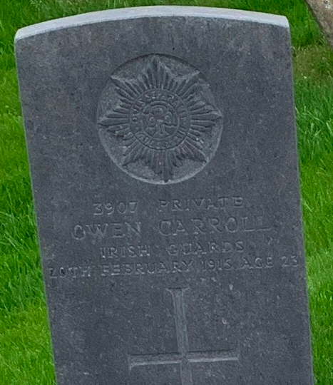 Gravestone of Owen Caroll (C) Find A Grave 2022