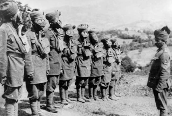 Indian soldiers serving with the British army on the Western Front  (CC BY SA 4.0 IWM)
