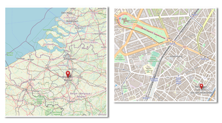 Location of Molenbeek – St.Jean, Brussels (cc OpenStreetMap)