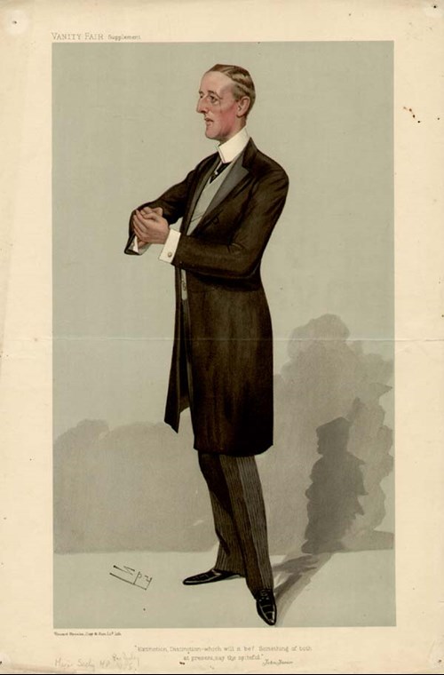 Caricature Of Seely By Leslie Ward, 1905