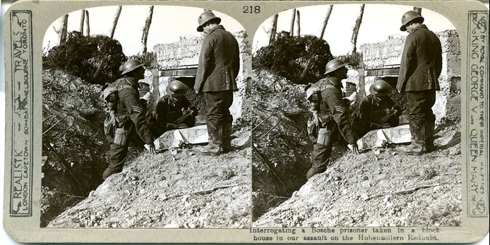 A Final Example From The 'Prisoners' Selection Is This Unusual One It Is Presumed That 'PW' On The Back Of The Overcoats Of The American Officers Stands For 'Prisoners Of War'.