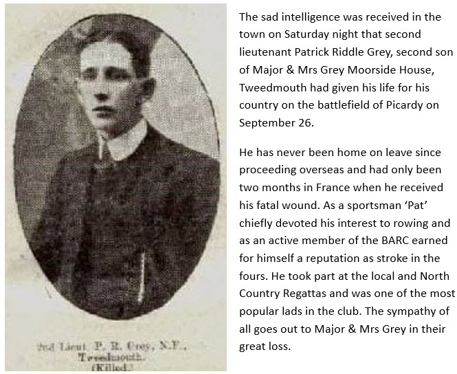 Berwick Advertiser 6 October 1916