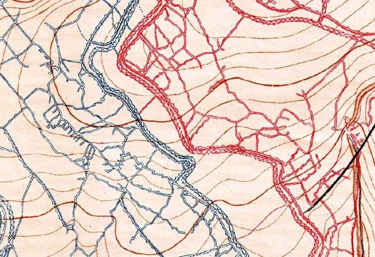 Part Of One Of The Şevki Paşa Maps, Near Krithia