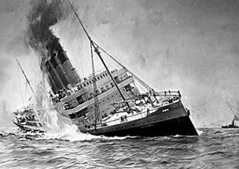 Bundesarchiv DVM 10 Bild 23 61 17, Untergang Der Lusitania