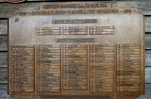 Wood & Sons Ltd War Memorial
