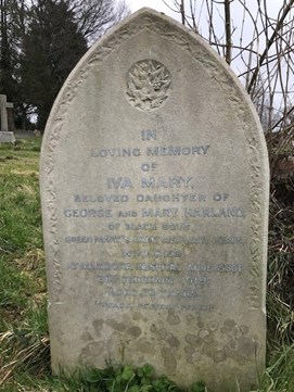 The Headstone Of Worker 34544 Iva Mary Harland, QMAAC