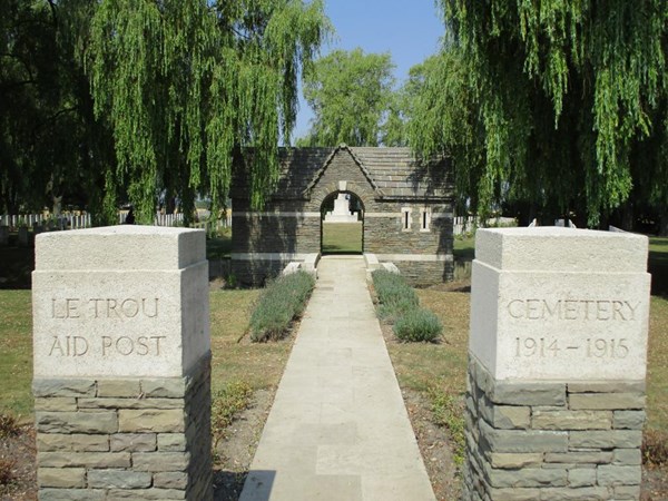 Le Trou Aid Post Cemetery.