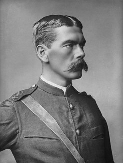 Herbert Kitchener, 1St Earl Kitchener By Alexander Bassano Half Plate Glass Negative