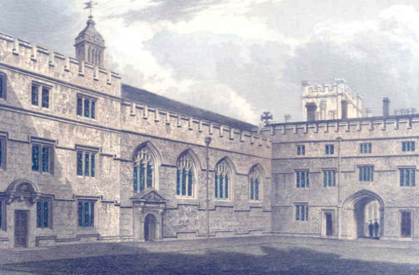 An 1837 Engraving Of The First Quadrangle. John Le Keux (1783 1846)