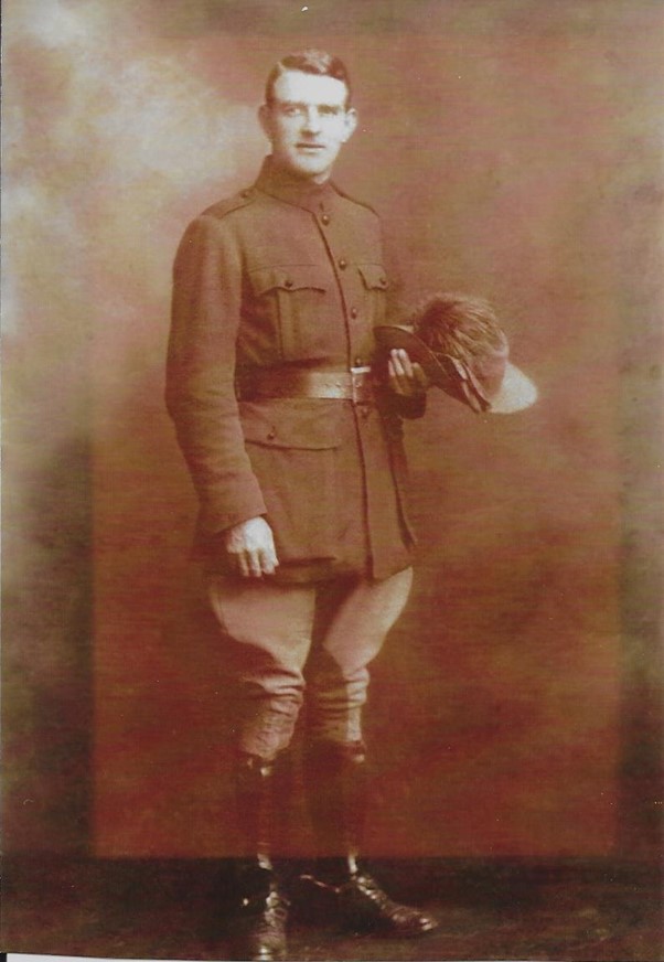 Ernest In His Australian Uniform