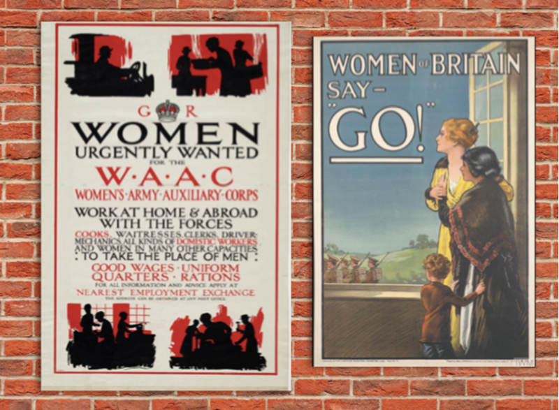 Recruitment Posters from the IWM (CC BY SA 3.0)