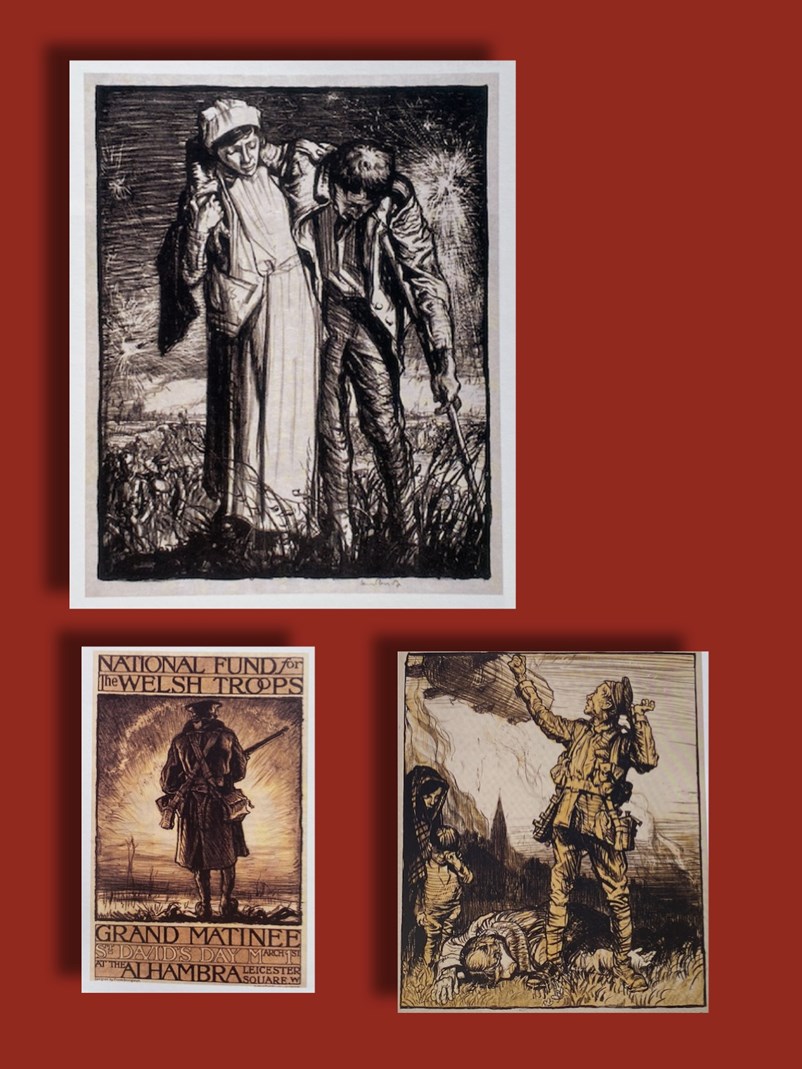 Posters by Frank Brangwyn featured in 'Brangwyn at War!'