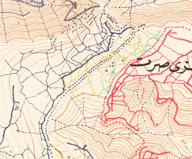 trenches in ww1 map