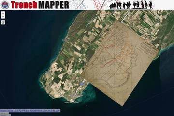 Examples of some of the Gallipoli maps which are now available