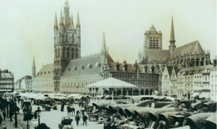 The Cloth Hall, Ypres before the First World War