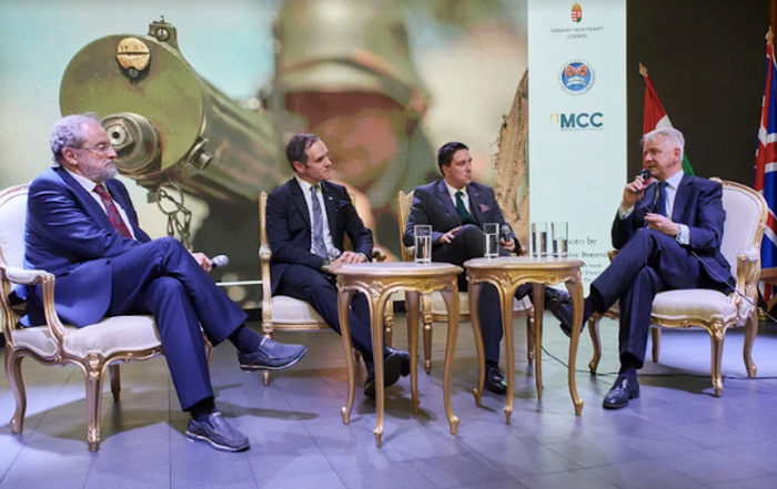 Discussion Panel (left to right)  Dr Peter Hahner, Dr Stuart Mitchell, Dr Spencer Jones and Attila Szalay-Berzviczy