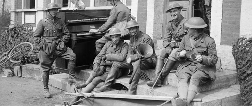 A talk by Dr Emma Hanna 'Sounds of War: Music in the British Forces in the First World War'