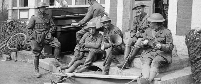 A talk by Dr Emma Hanna 'Sounds of War: Music in the British Forces in the First World War'